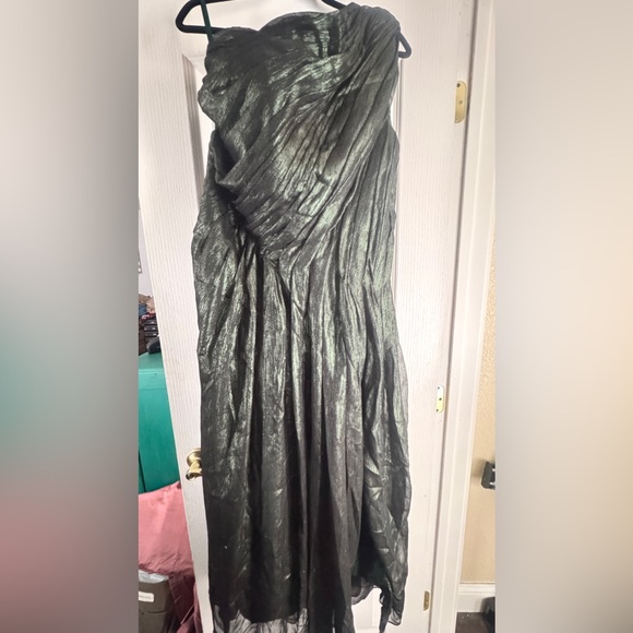 unbranded Dresses & Skirts - Silver Asymmetrical Sleeveless Gown for Cocktail
